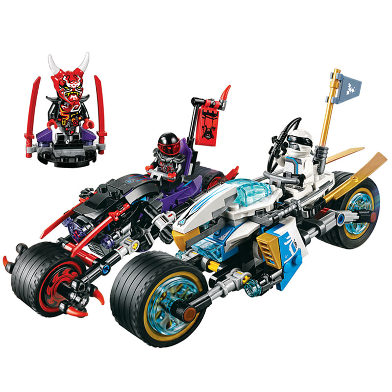 乐高70639幻影忍者巨轮摩托车追击凯赞先生摩托塑料积木