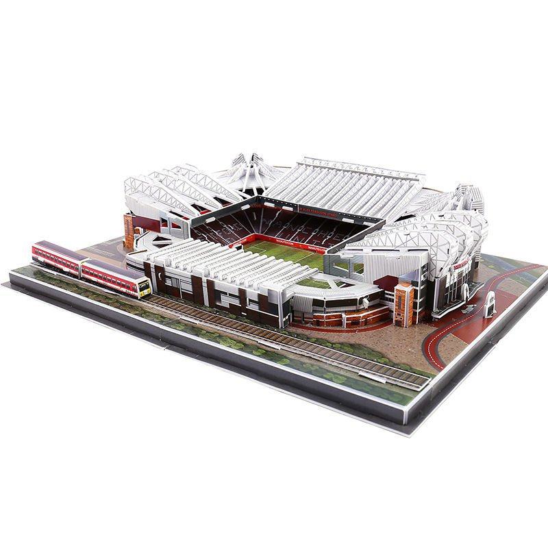 皇马伯纳巴萨坎普足球场模型ac米兰立体拼图拼图