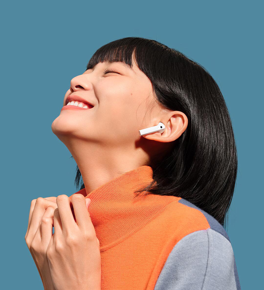 红米buds3蓝牙耳机miui小米m2104e1redmibuds3入耳运动降噪蓝牙耳机