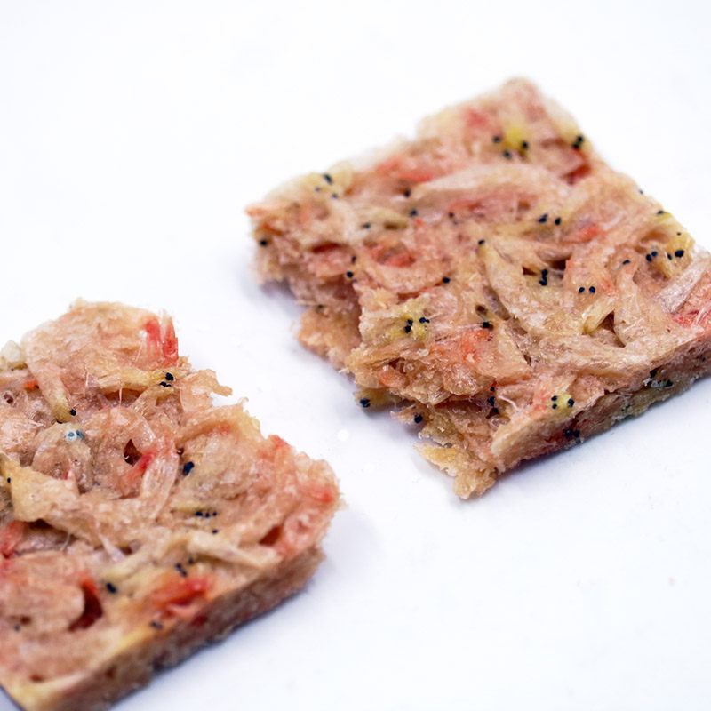 那伽力高钙雪虾饼孕妇宝宝老人零食好吃的健康网红即食海鲜虾饼干