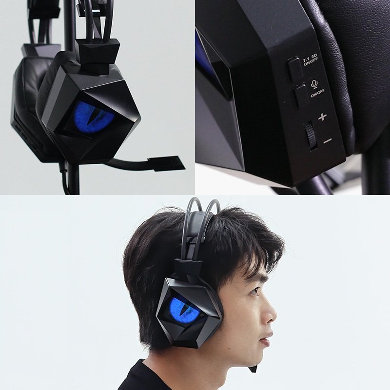 钛度usb声辩声道蓝牙电脑冰霜csgo耳机游戏游戏电竞头戴耳机