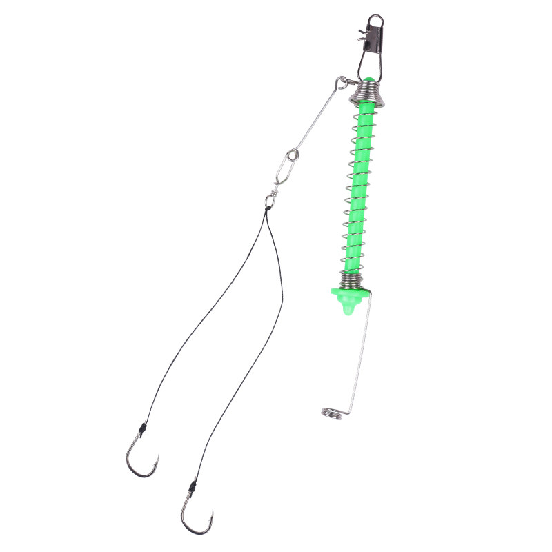 全自动钓鱼钩器钓鱼器我爱发明懒人弹射高灵敏神钩弹簧炸弹钩野钓