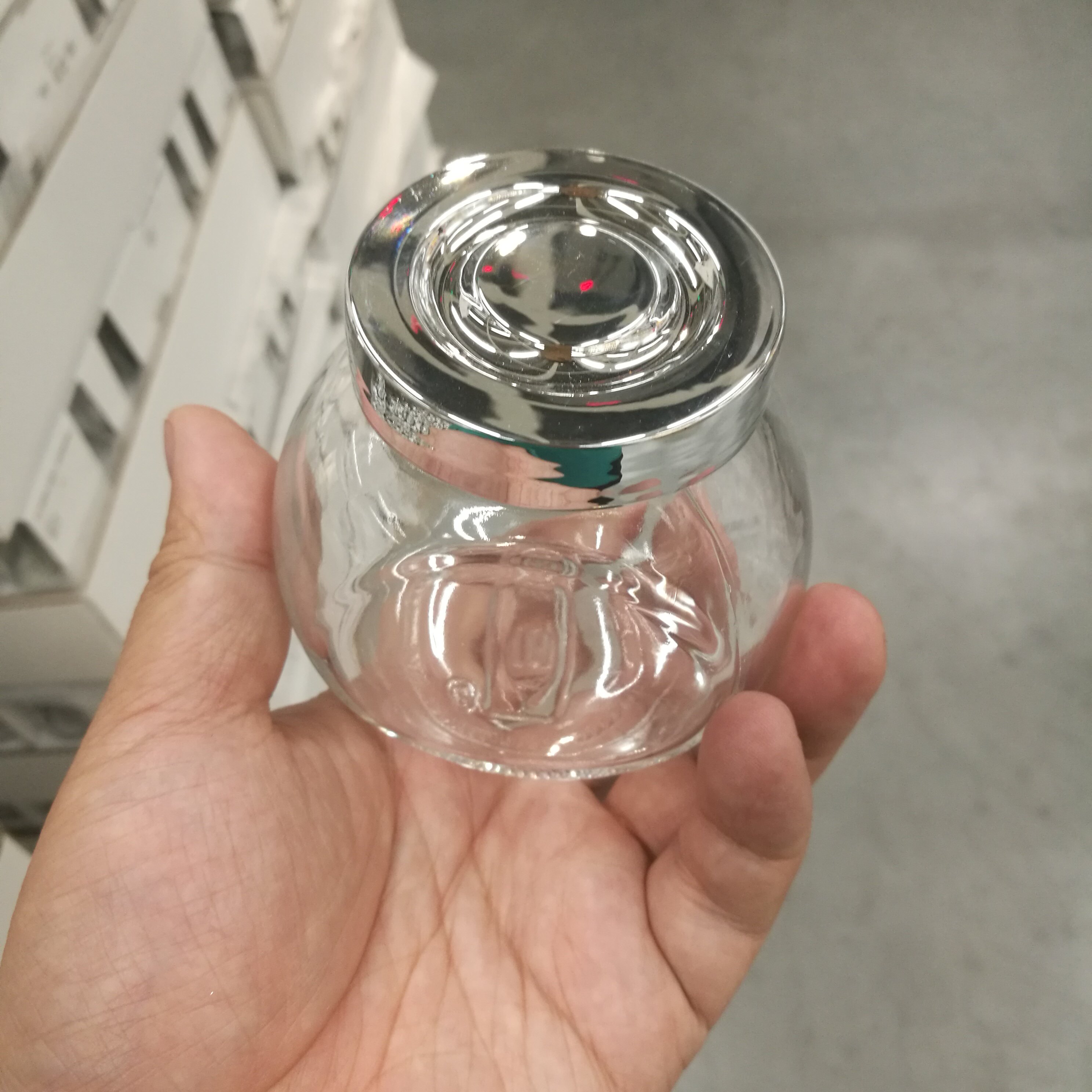 调味调料成都宜家宜达玻璃盒盐罐佐料国内代购调味瓶罐