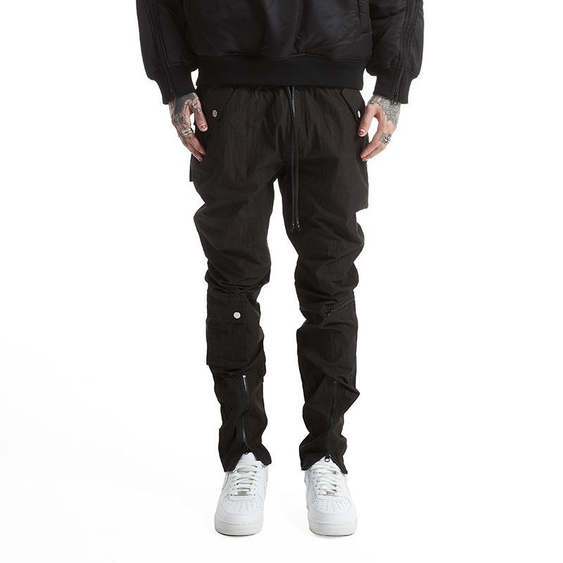 PMW 新款直筒休闲工装哈伦阔腿长裤子男潮牌春秋国潮高街风格宽松