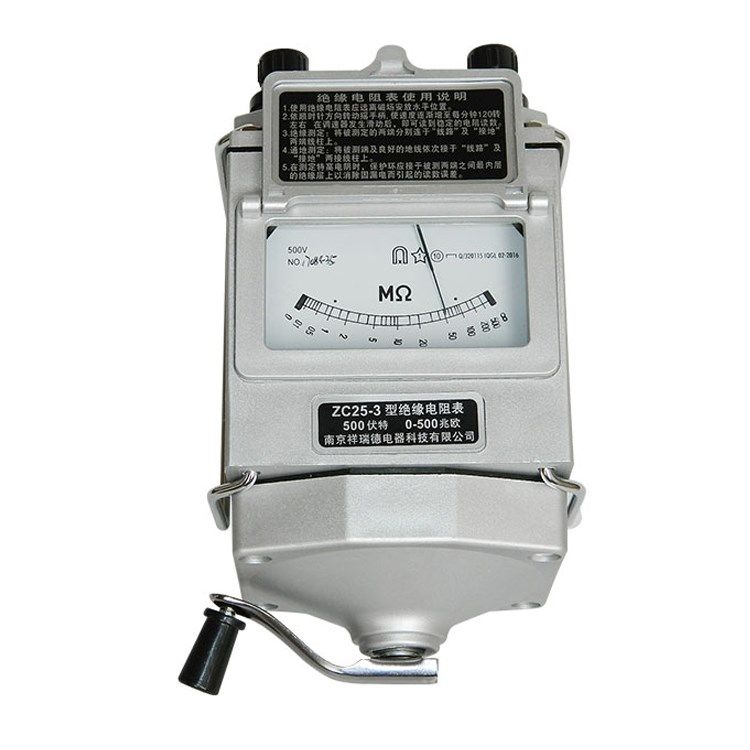 绝缘电阻表兆欧表摇zc25-34zc11d-10电阻测试仪500v1000v兆欧表