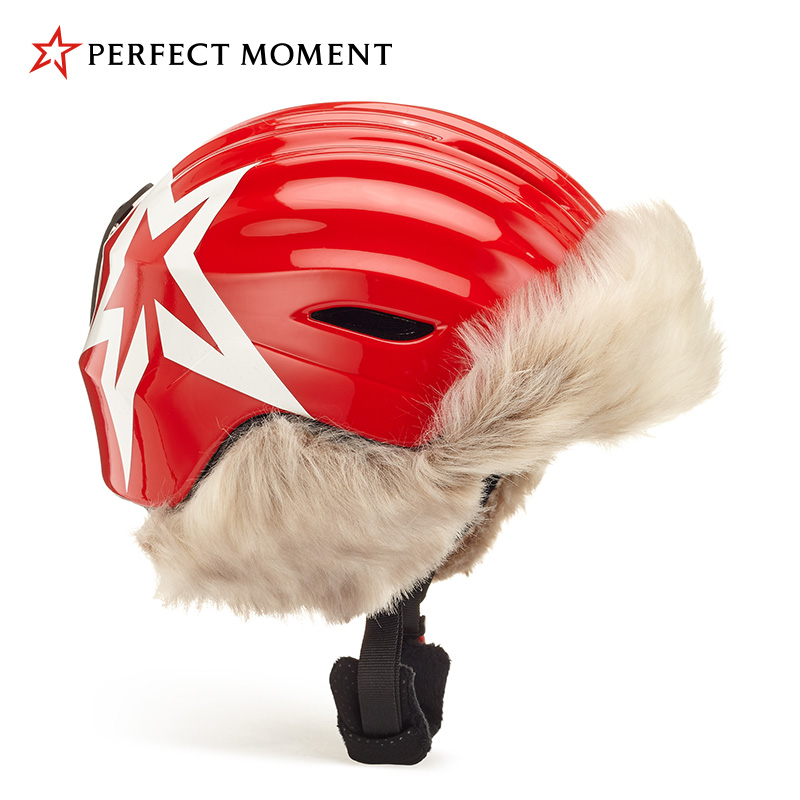 Perfect Moment滑雪头盔女硬壳防撞调节保暖双板单板户外雪具可爱