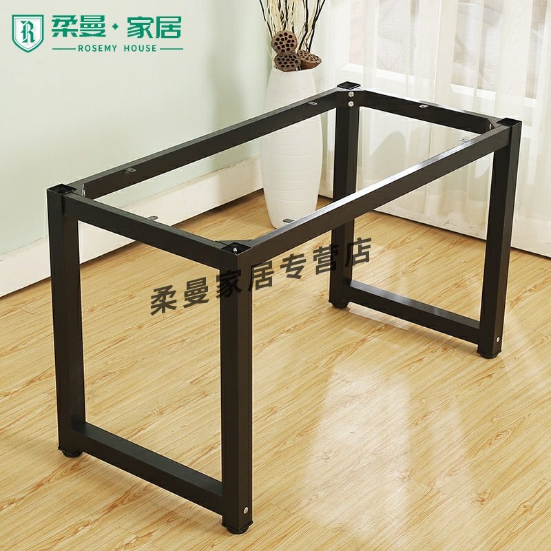 加厚定制钢管桌腿橱柜台面厨房吧台大理石单边餐台脚