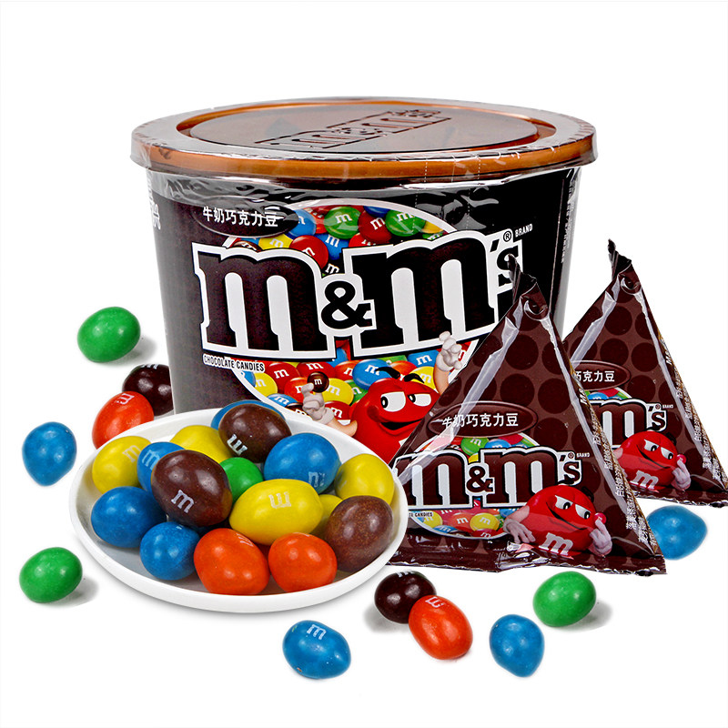 巧克力199100专区德芙mms270g花生牛奶盒装牛奶巧克力