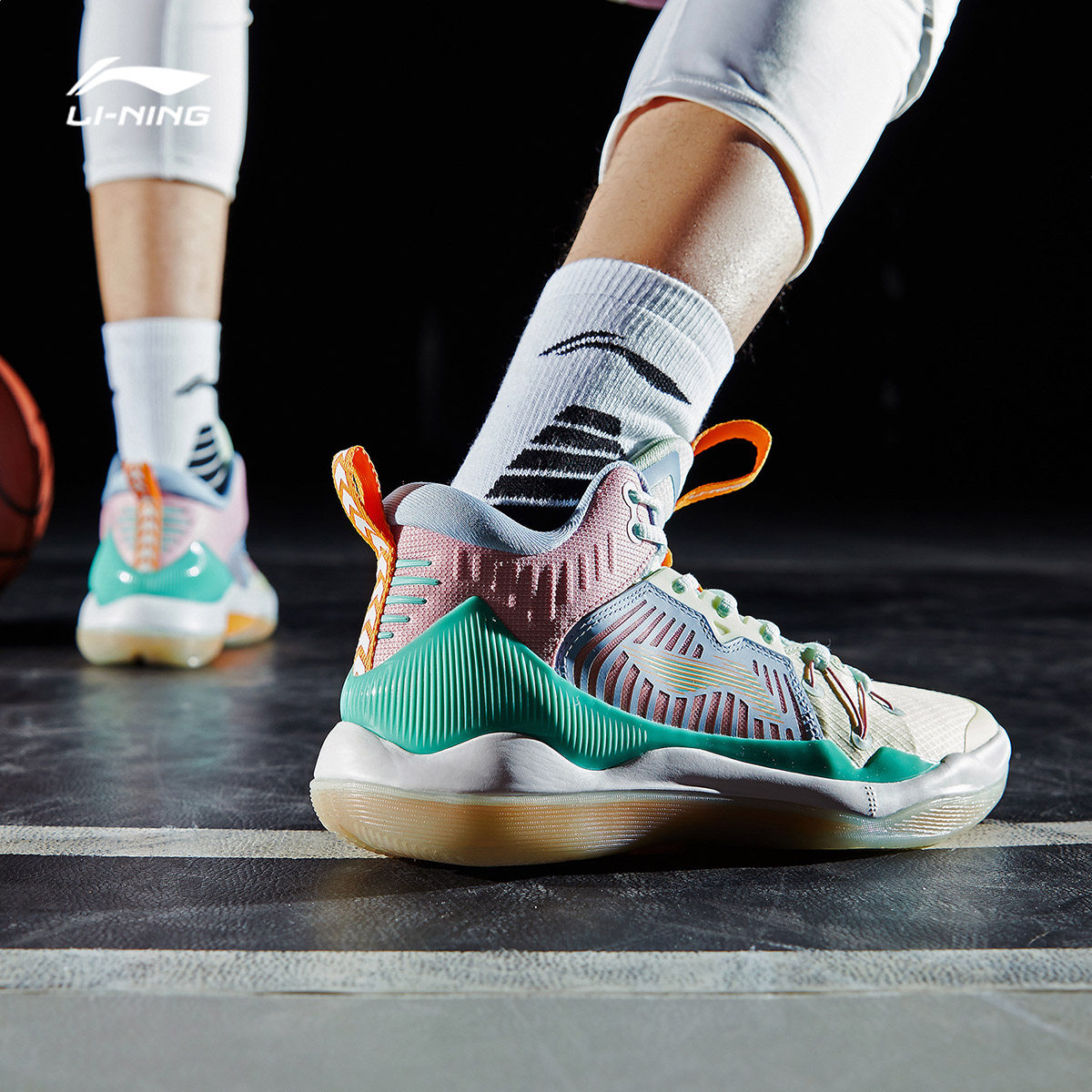 李宁篮球鞋男鞋利刃2020新款减震男士中帮运动鞋专业比赛鞋