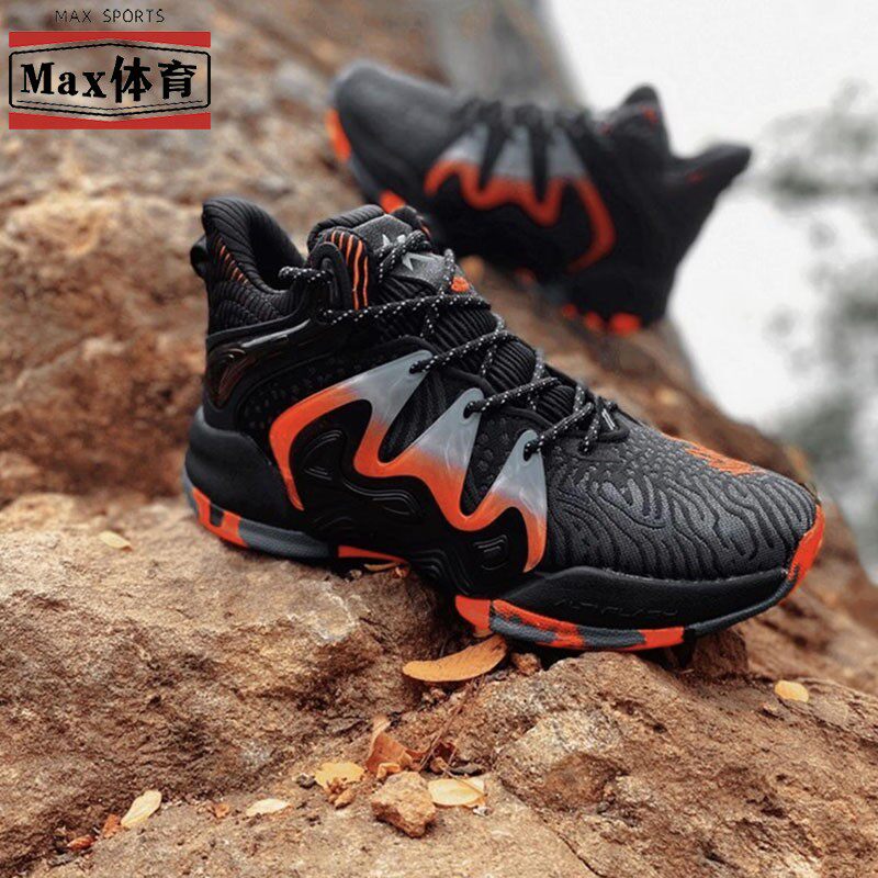 anta安踏水花4代男子低帮防滑耐磨实战透气篮球鞋 112121102-9