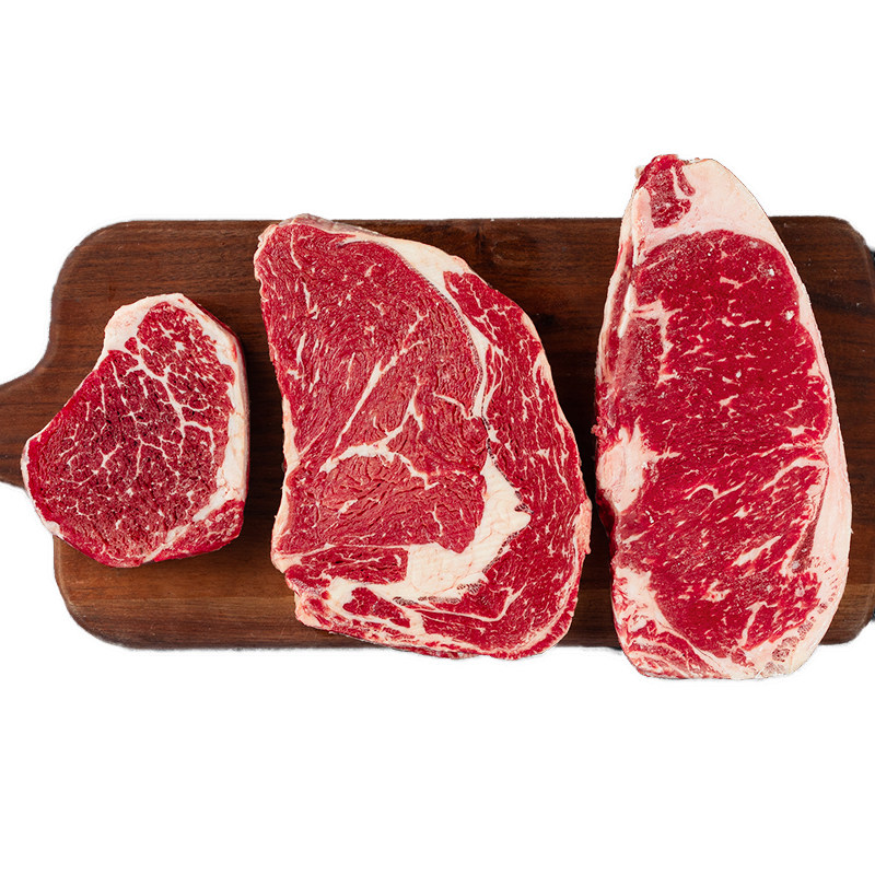 澳嘉澳洲谷饲200天m3牛排67片1100g原切菲力牛排