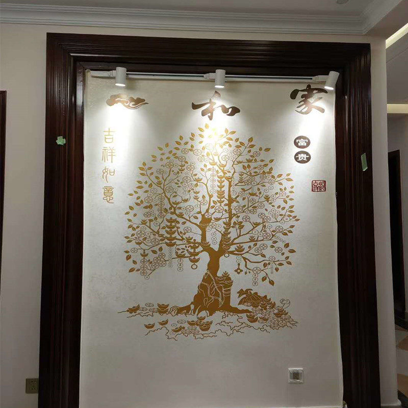 印花艺术液体壁纸漆艺漆闪光漆丝网滚花涂料艺术涂料