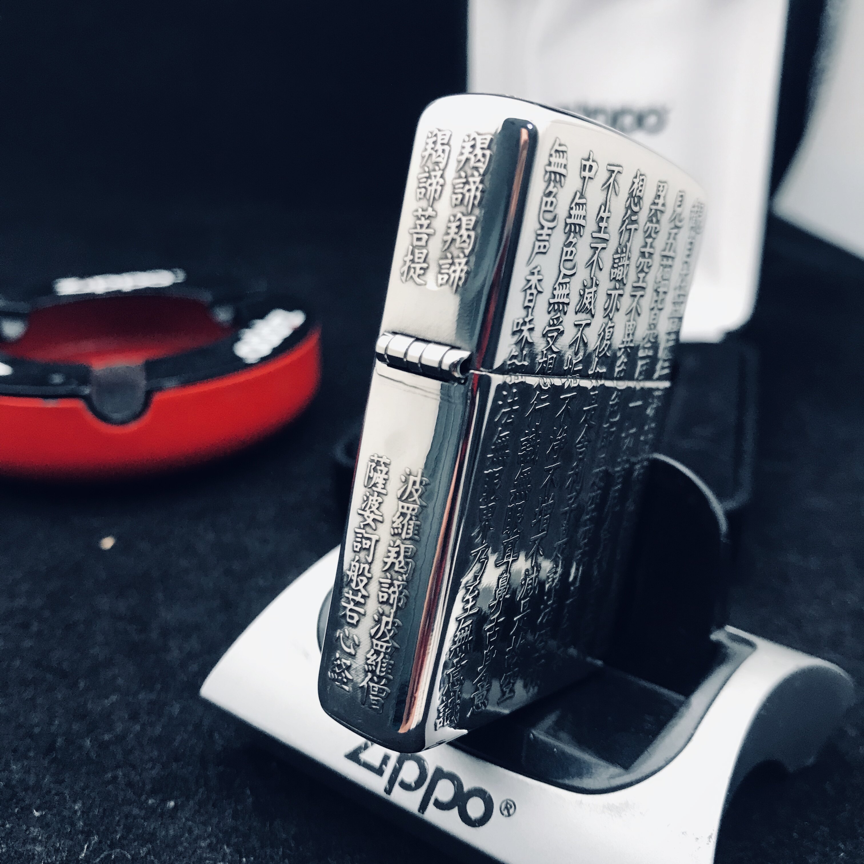 左左进口原装美国zippo防风煤油打火机花边纯铜zippo