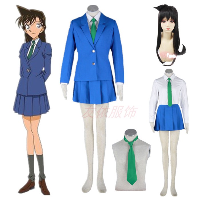 动漫全套校服女装高中米花1代利兰cosplay毛利兰cosplay女装