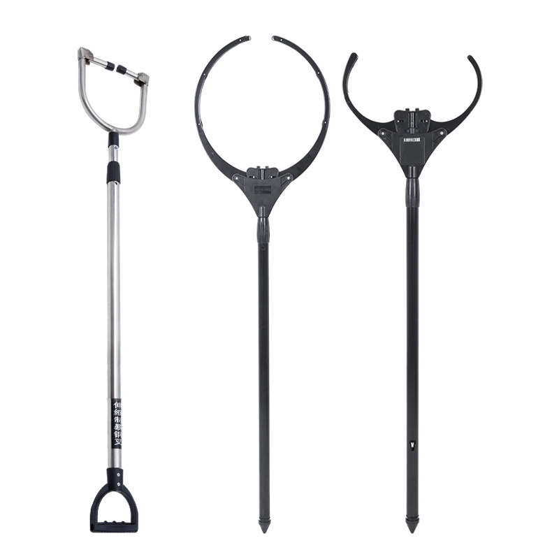 抓捕凌川保安防暴钢叉脚铝合金不锈钢伸缩约束颈腰其他防护救生装备