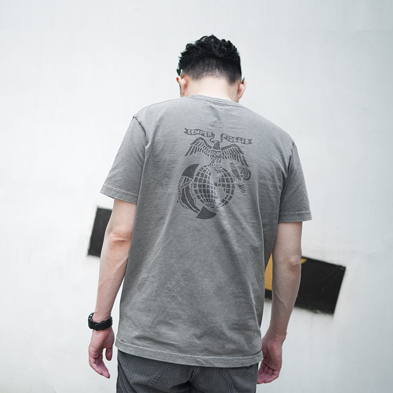 夏季2021新款短袖T恤男水洗复古休闲印花半袖打底情侣宽松上衣INS