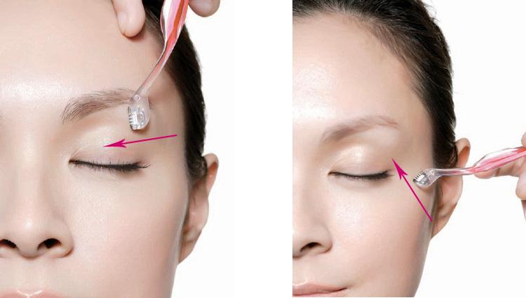 日本kai贝印修眉刀安全型小号小刀头细节刮眉刀女用修眉毛初学者