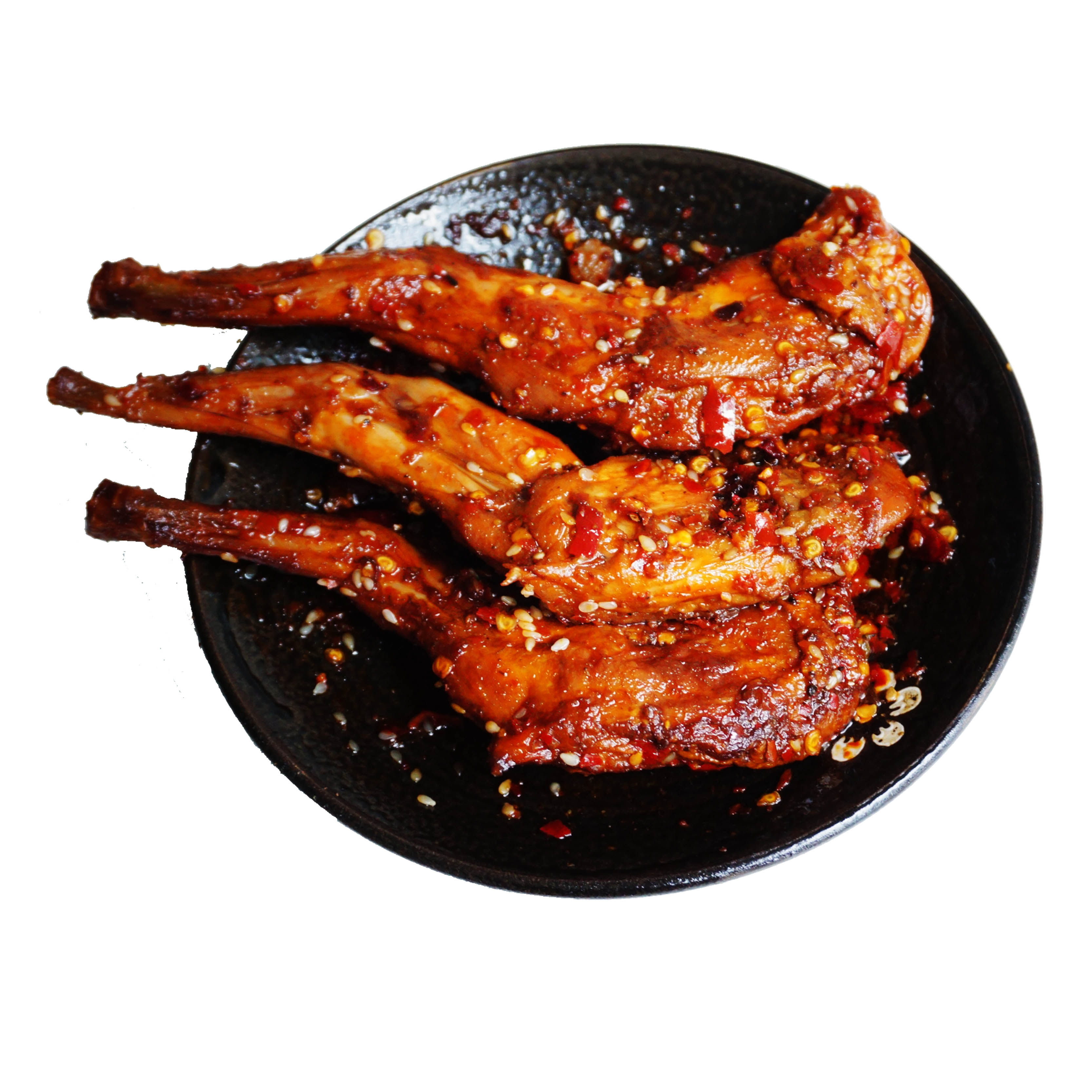 成都抖腿老爹香辣兔腿四川特产卤味网红兔肉兔肉干