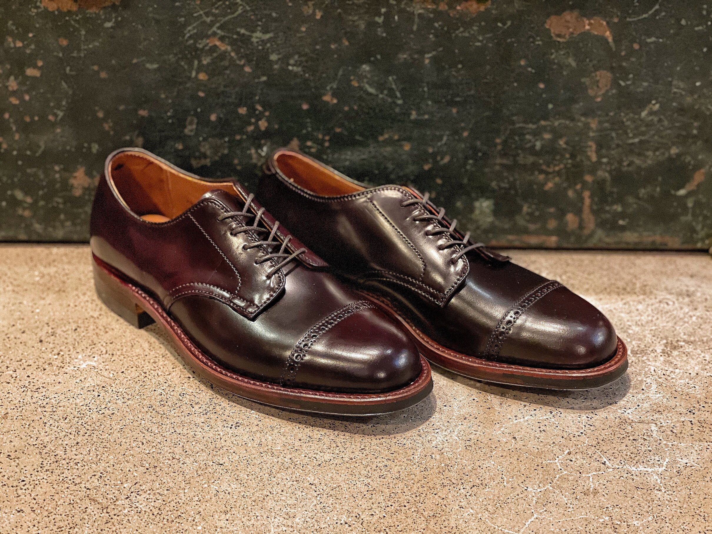 独家现货alden马臀皮三接头休闲皮鞋jumper低帮版狼牙休闲皮鞋