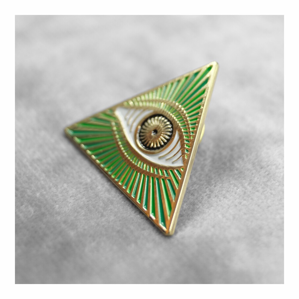 littleframe原创设计全知之眼家居冰箱创意胸针徽章胸针