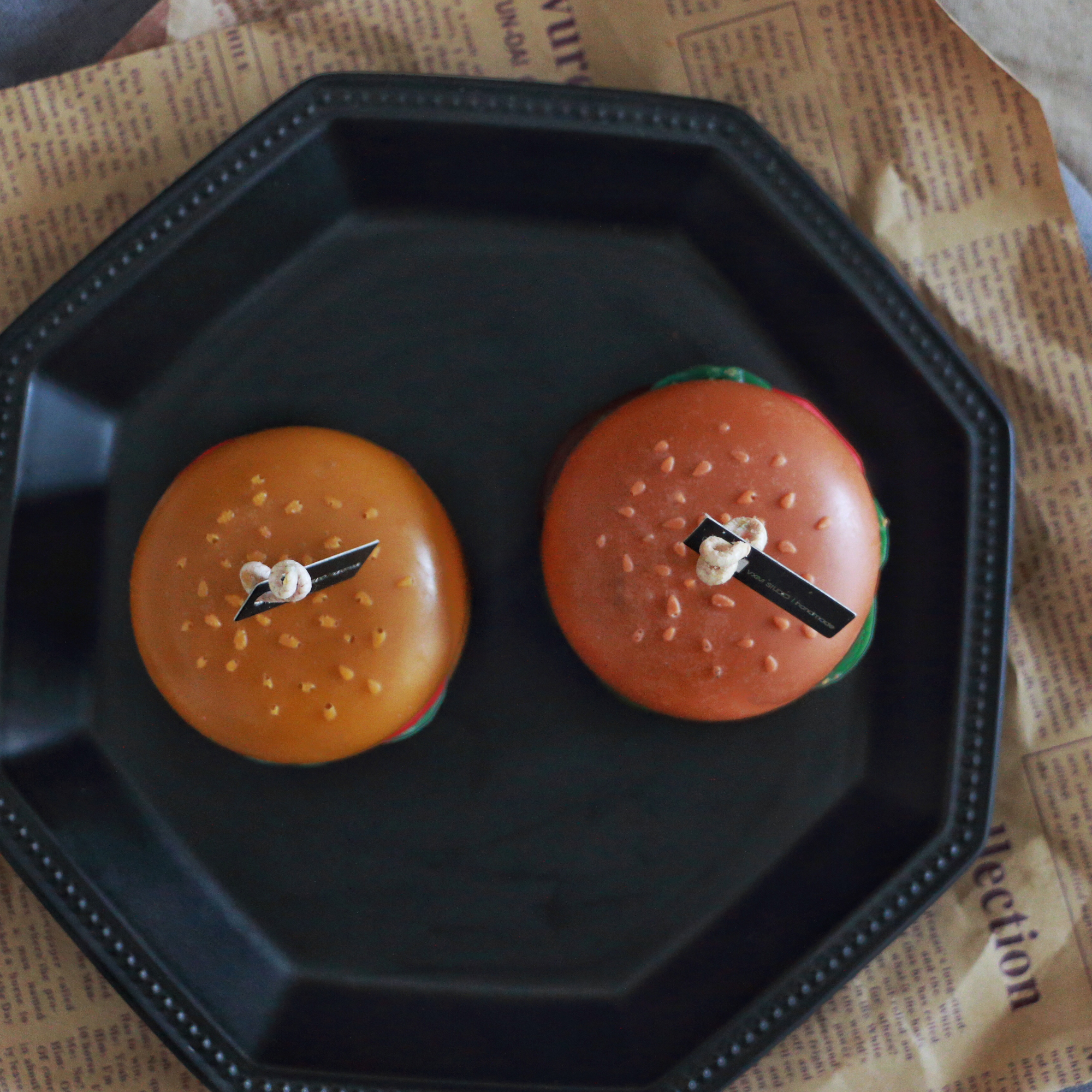 mvximstudio2019原创diy汉堡香薰蜡烛生日礼物香薰蜡烛