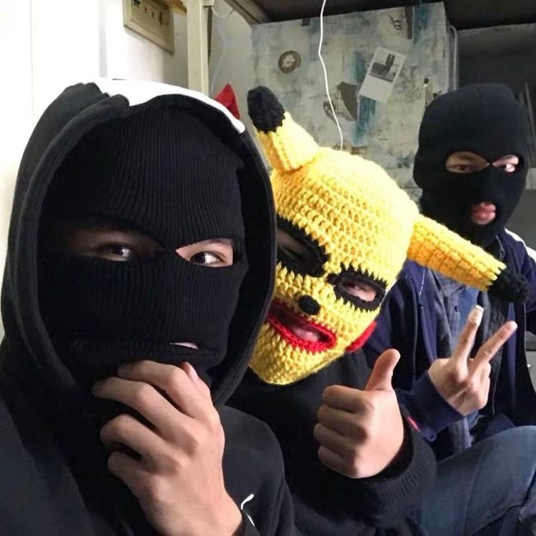 csgo反恐精英头套冬季保暖rushb面罩土匪悍匪帽子防风