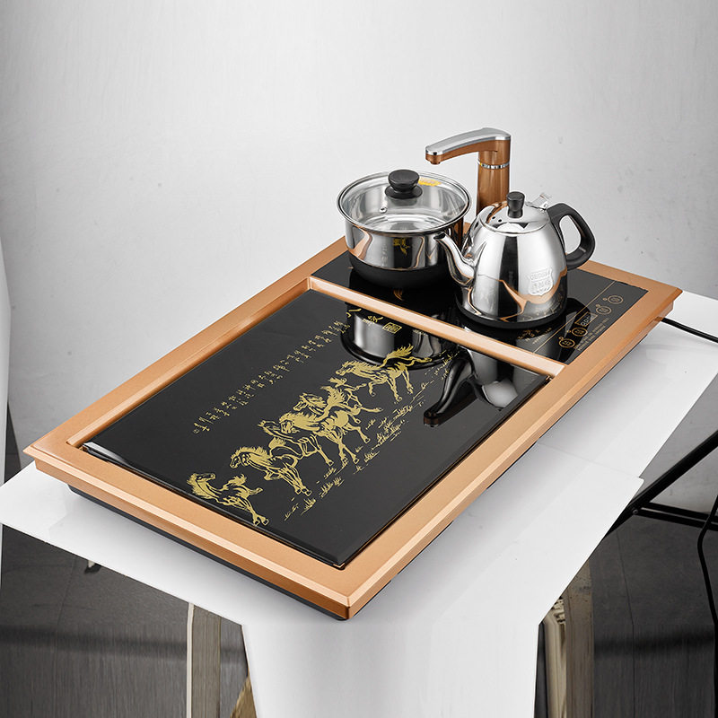 特诺星j490茶炉自动上水电热水壶嵌入茶台茶盘茶灶电热水壶