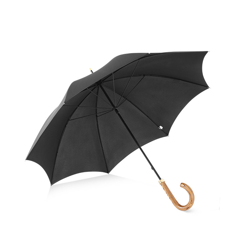 雨伞自营fulton富尔顿黑色长柄抗风双人车载直杆伞