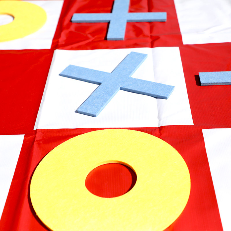 极速三子棋团建游戏道具急速井字棋趣味破冰团队亲子户外拓展器材