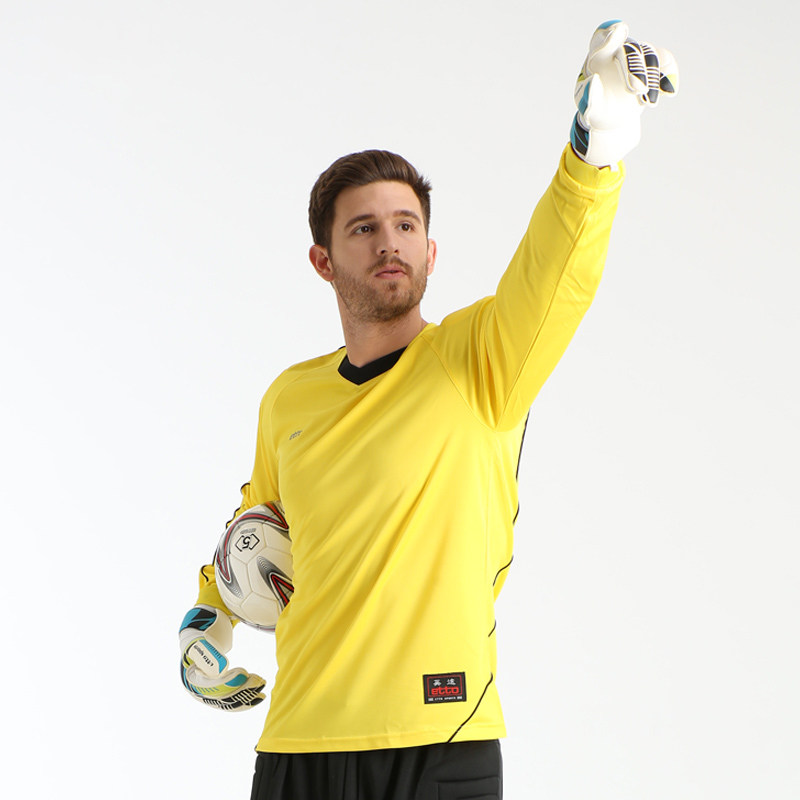 足球守门员上衣etto英途门将海绵防护套装足球服