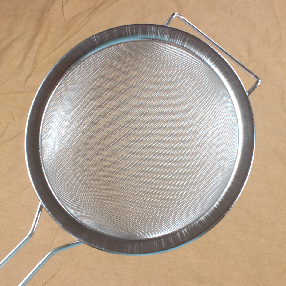 加硬不锈钢漏勺过滤加厚商用密筛超细圆形茶叶漏勺