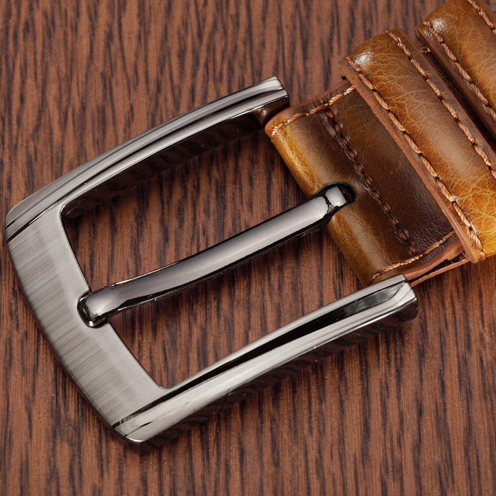 加长皮带 胖哥特大码裤带针扣 真皮牛皮腰带 140cm 男士皮带包邮