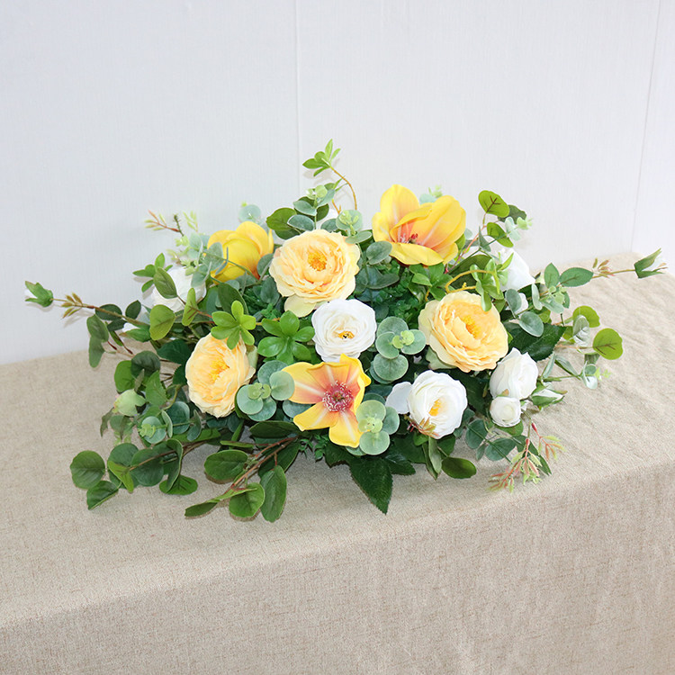 商务会议仿真台花会议室演讲讲台装饰桌花大型酒店仿真花