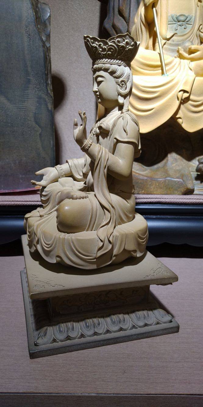 林昭发铁丸石金刚观音佛像收藏文玩古玩工艺品摆件佛珠