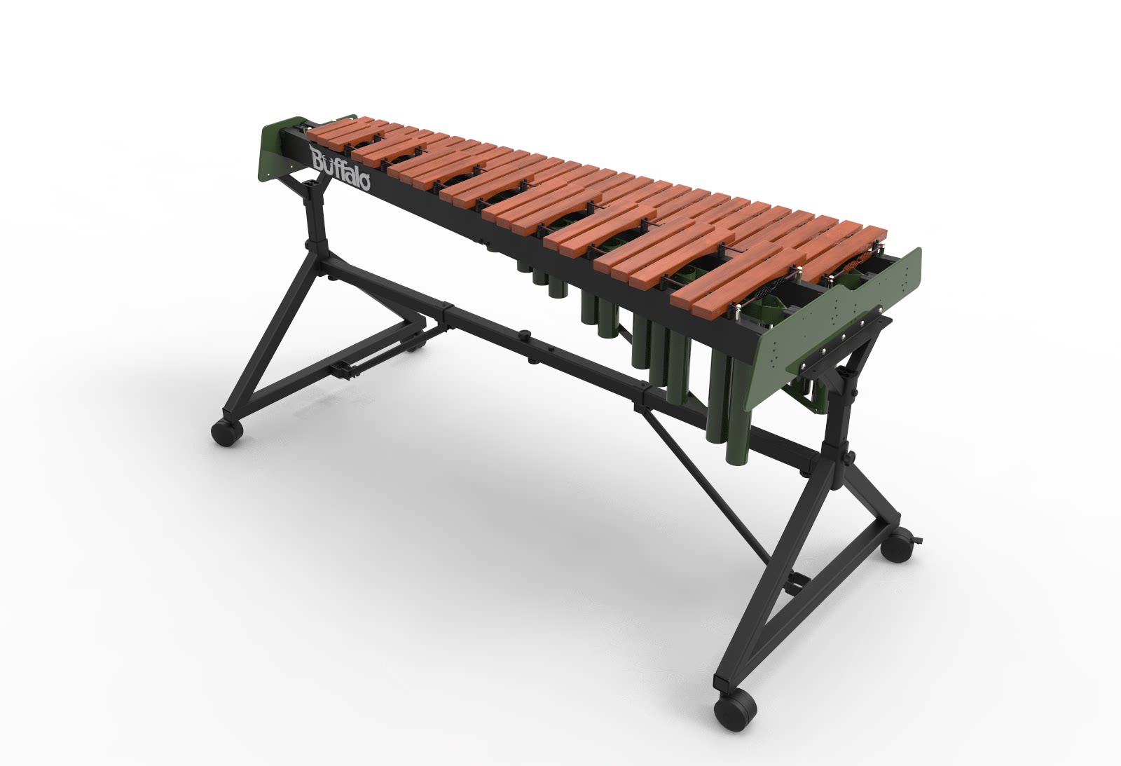 新款马林巴琴台湾原产水牛buffalo专业5组非洲木琴