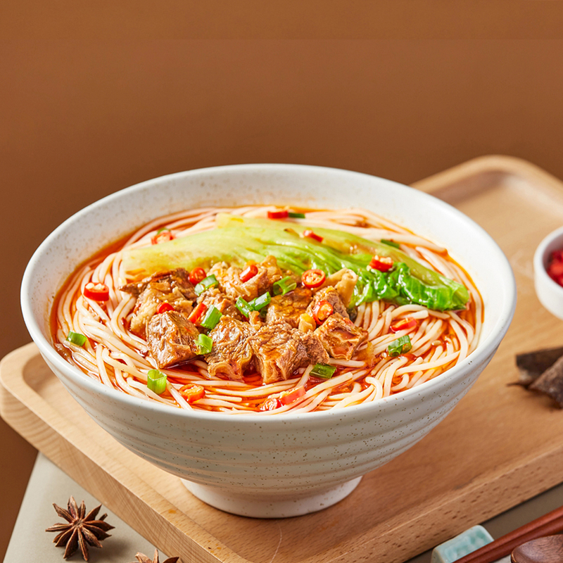 米粉邵阳辣椒油木耳豆腐大片牛肉肉牛杂牛肚免螺蛳粉