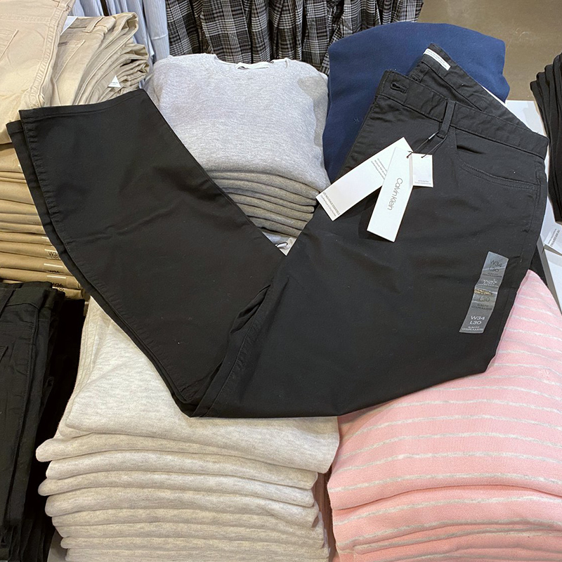 CK Calvin Klein 美国 男士弹性棉修身小脚商务休闲长裤 25402055