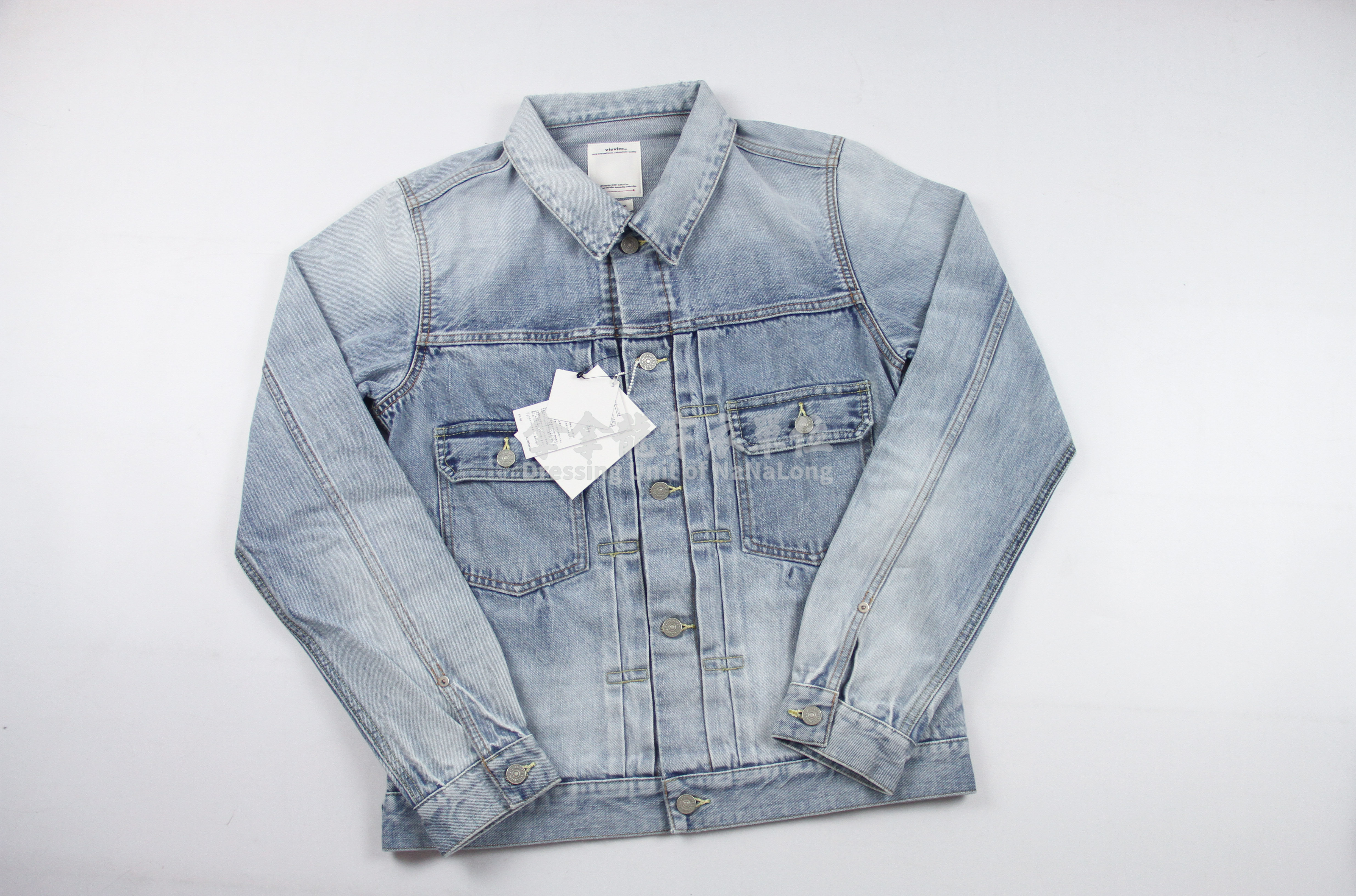 现货visvim19ssss101jktdmgd1004水洗牛仔夹克夹克