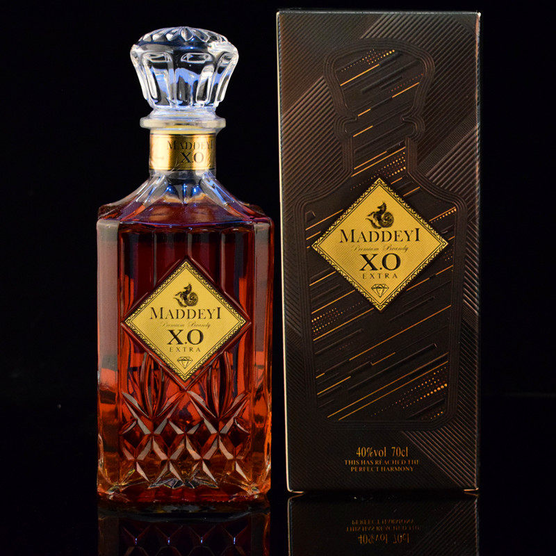 xo洋酒一赠一洋白兰地法国原液700700毫升盒装白兰地
