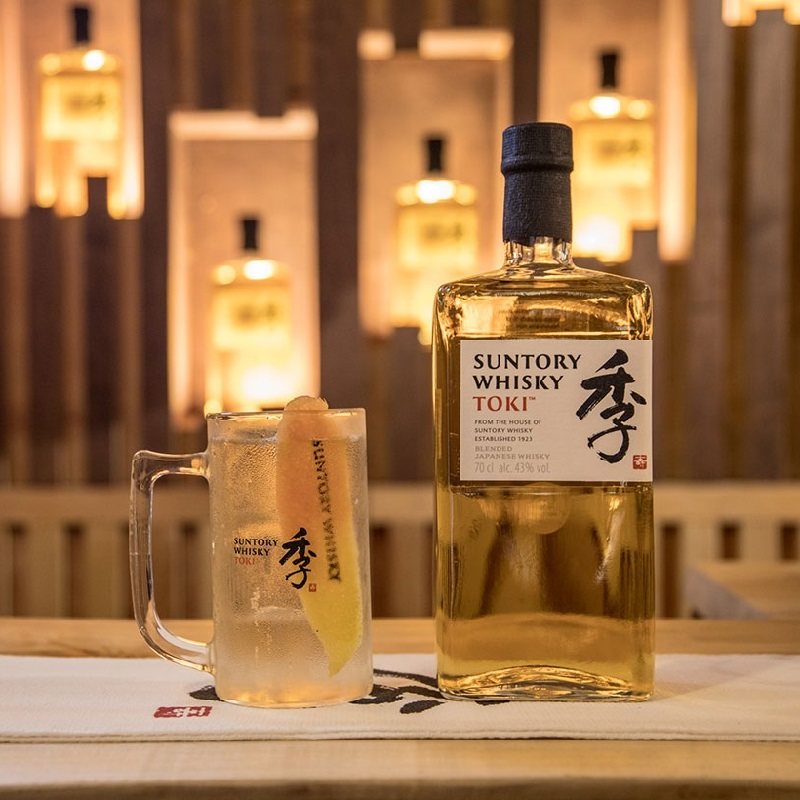 礼盒盒装日本进口suntorywhiskytoki三得利威士忌山崎威士忌