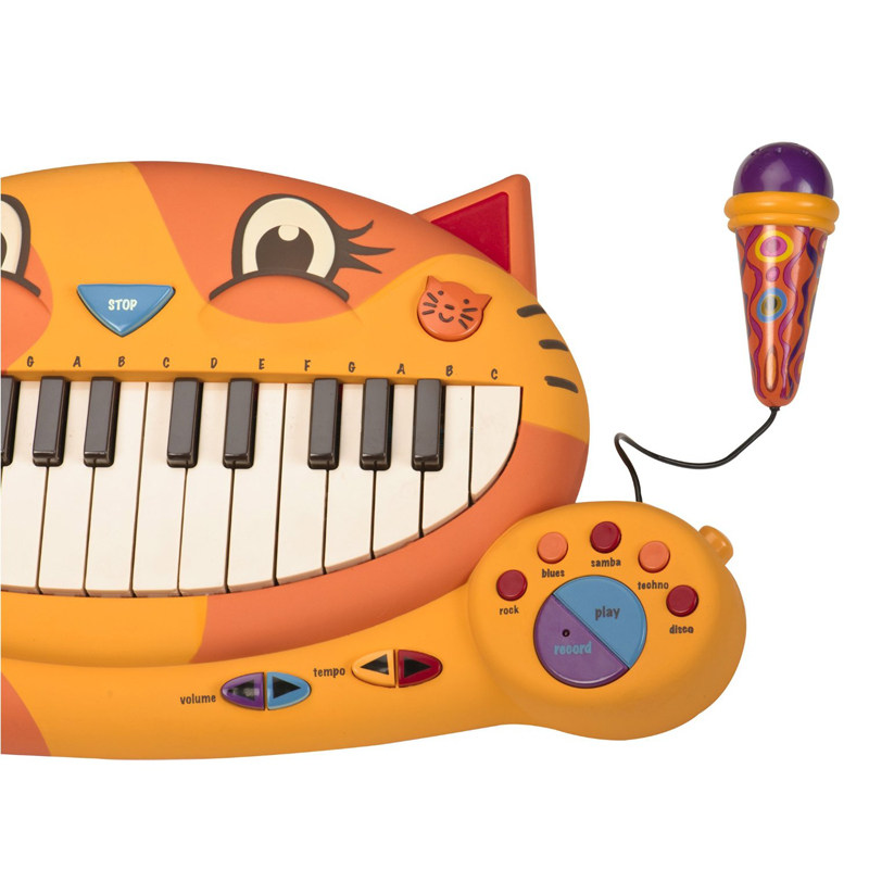 电子音乐比乐btoys猫琴婴幼婴幼儿儿童琴弹玩具流行电子琴玩具