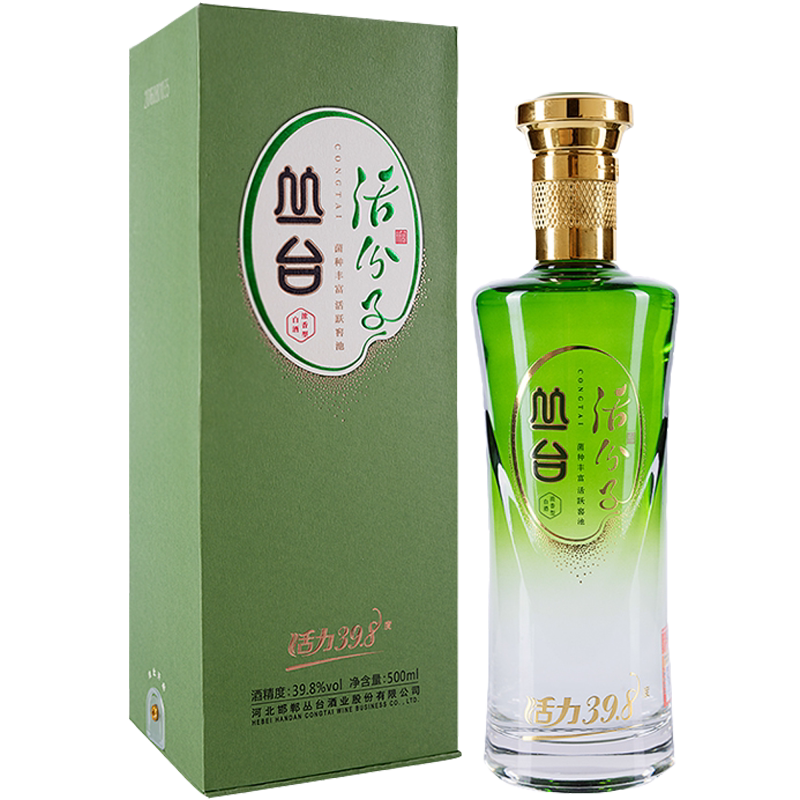 丛台398度分子浓香香型白酒高粱整箱500ml4瓶白酒