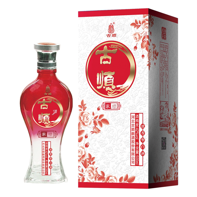 古顺家顺42度500ml6瓶整件装浓香型白酒粮食白酒
