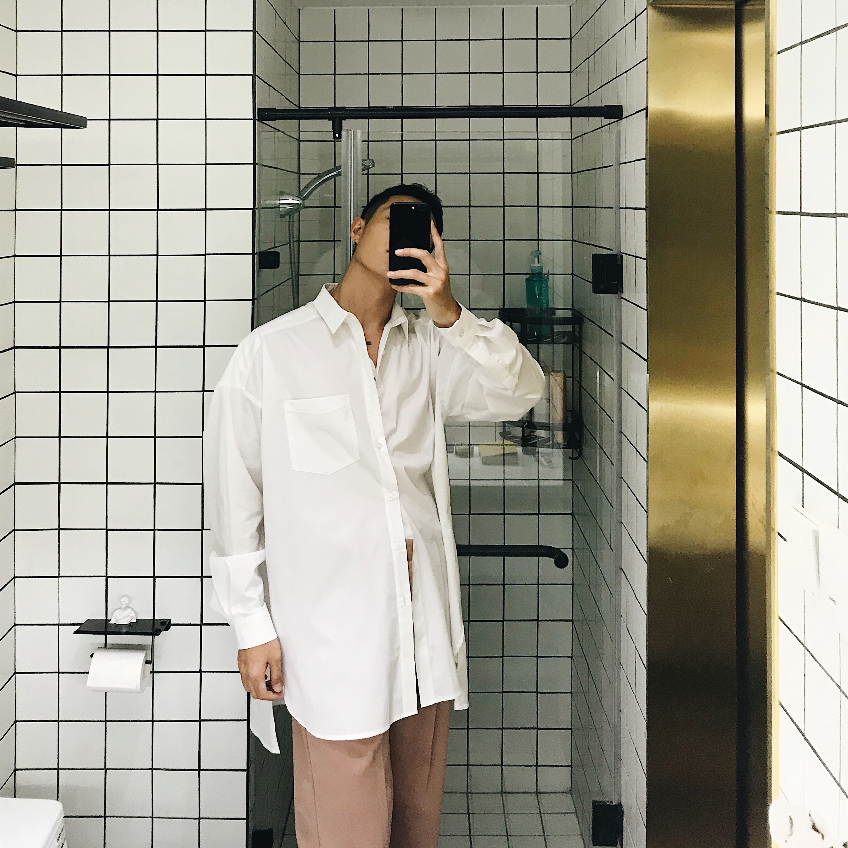 weave studio 21春夏 免烫超宽松 白色廓形百搭 气质男女同款衬衫