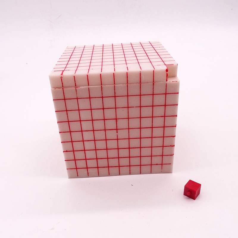 1l容量演示器 体积进率 教学演示器1立方分米数学教学模型