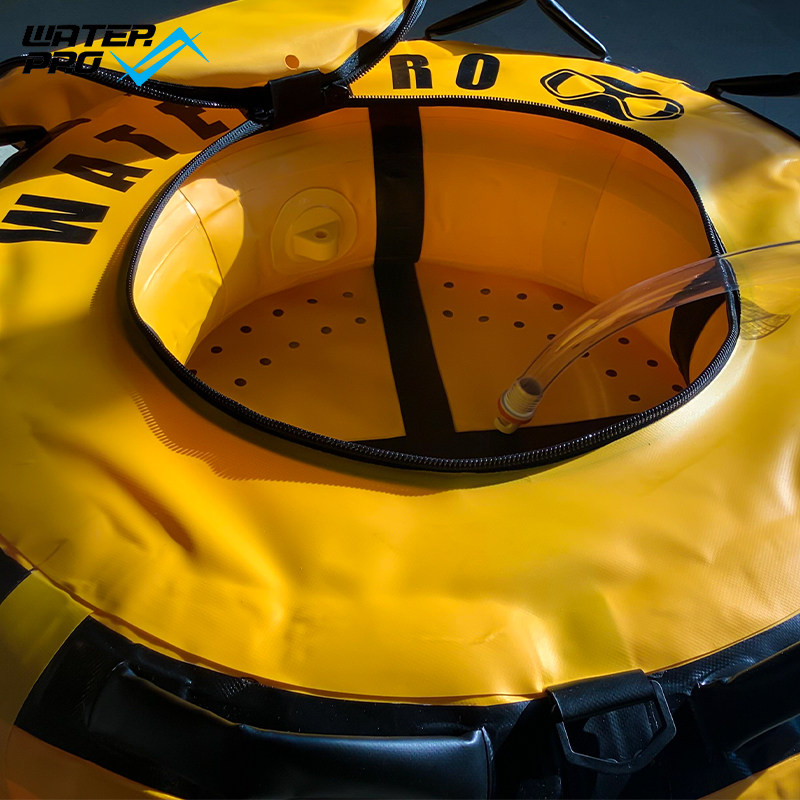 waterpro户外浮潜自由潜水装备便携充气安全潜水浮标