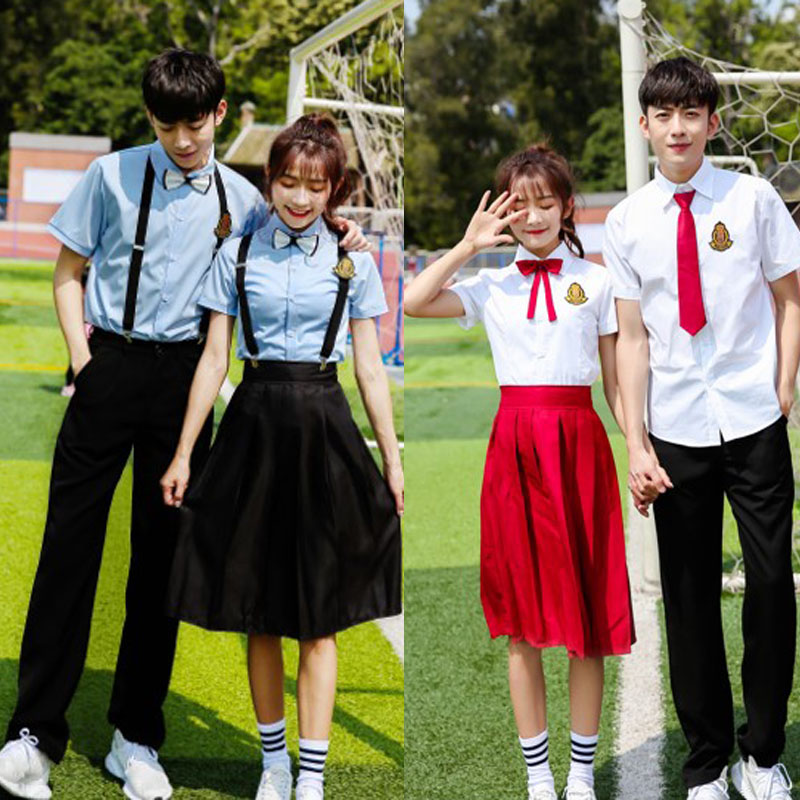 高三毕业季班服套装jk制服长裙夏季高中生初中学生校服