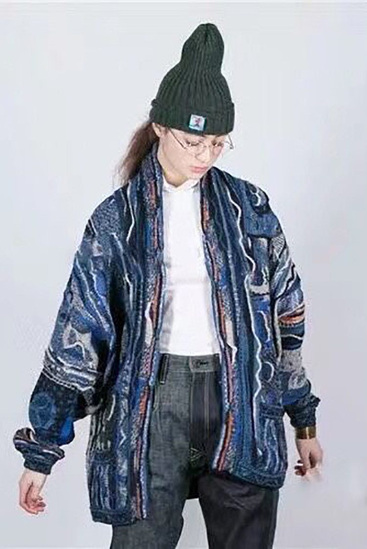 外套毛衣kapital平田和宏开衫反战日系复古针织衫