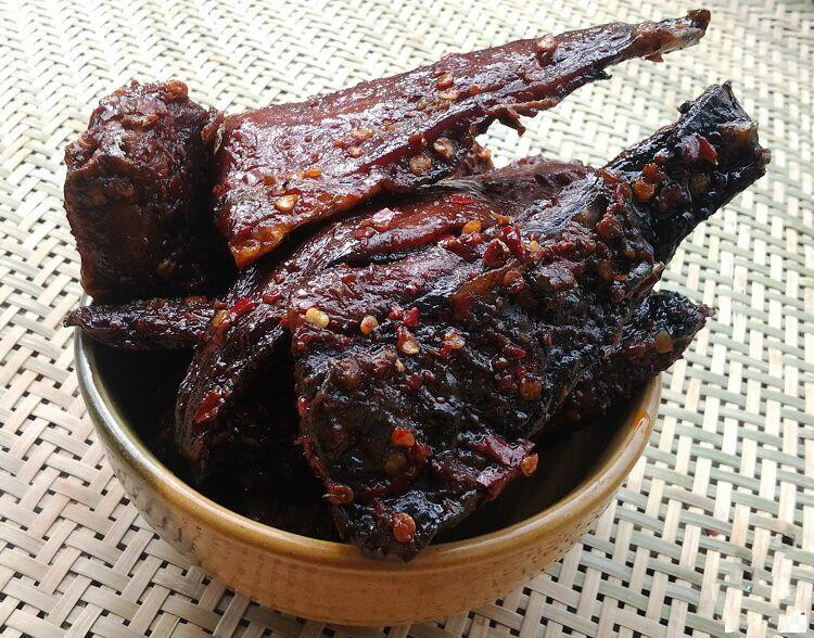 湖南永州道县特产特色色豆香辣扎鱼腊鱼鮓鱼新鲜玉米