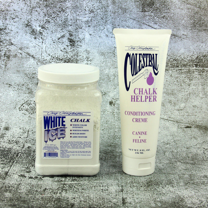 西高地美容神器,克里丝汀森白色美容粉让毛发更蓬松